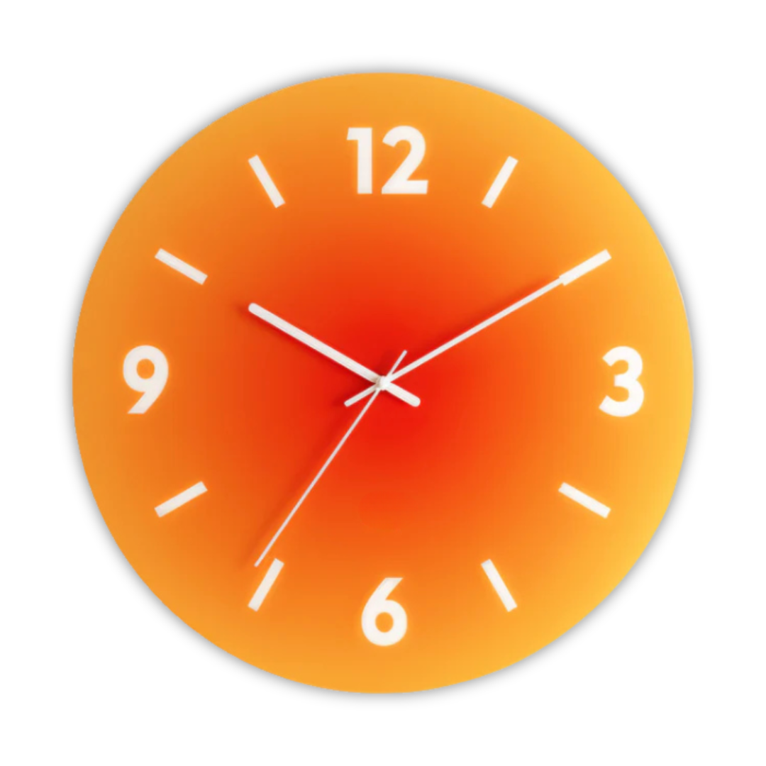 Calia – Horloge Murale Design en Verre