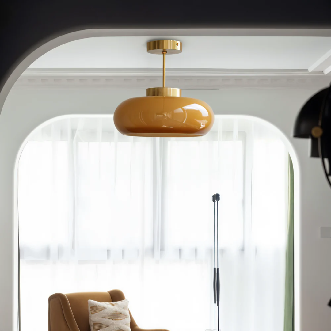 Lumiara - Plafonnier Jaune Vintage