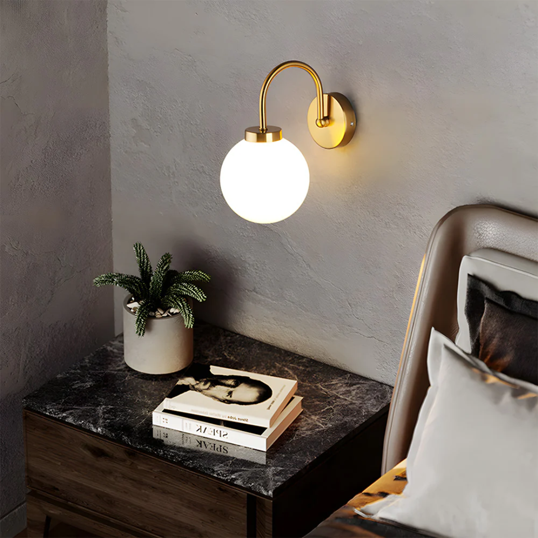 Torrelle - Applique Murale avec Globe en Verre