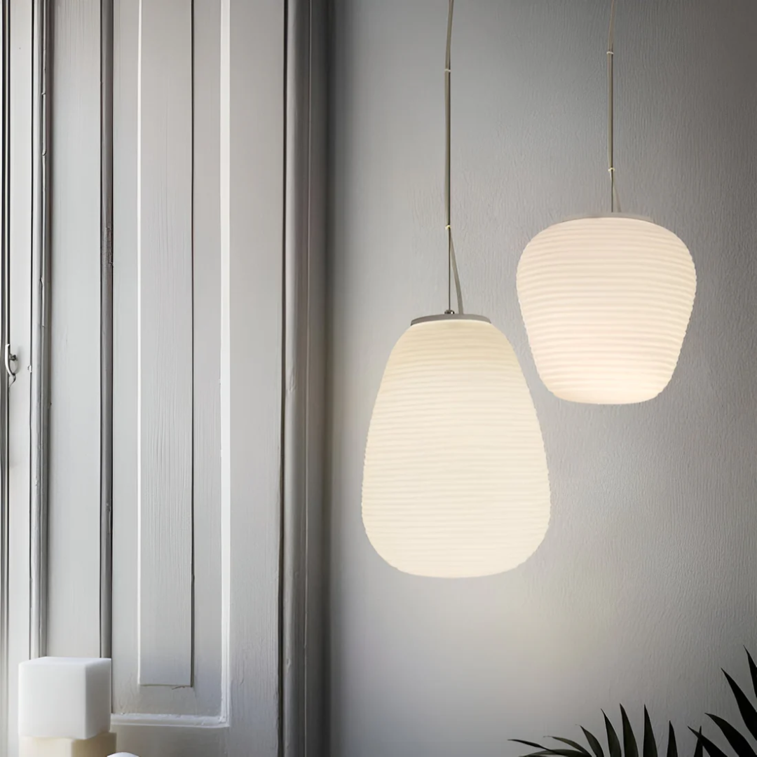 Alviane - Suspension en Verre Opalin