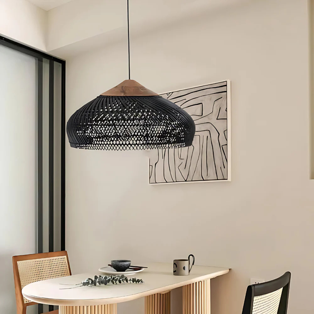 Luxara - Lampe Suspendue Bohème En Rotin