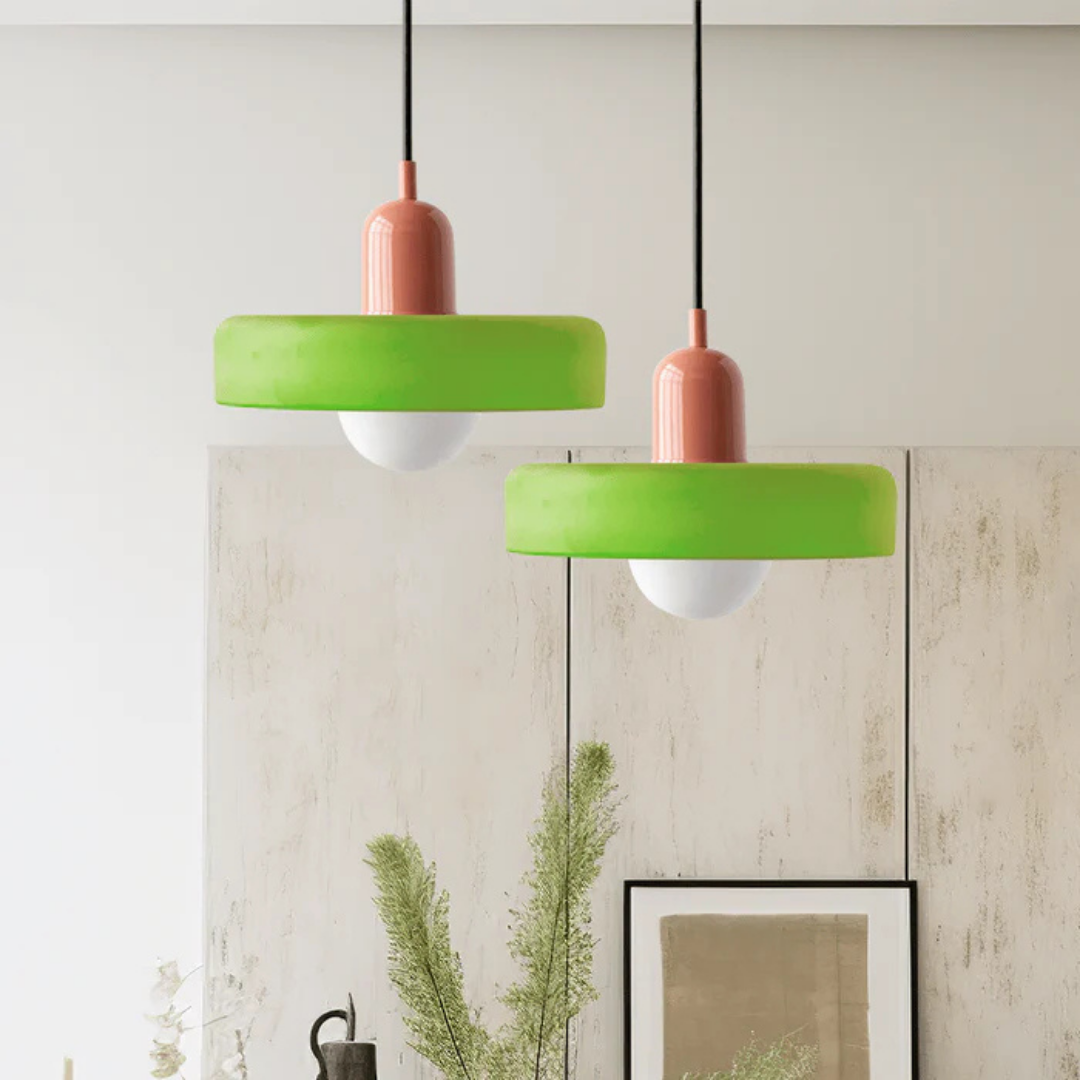 Aube - Lampe Suspendue Design En Verre Coloré