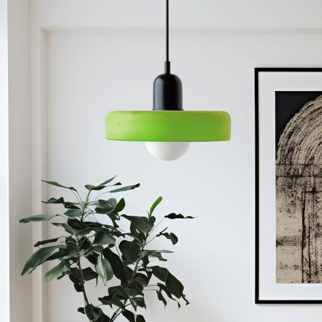 Aube - Lampe Suspendue Design En Verre Coloré