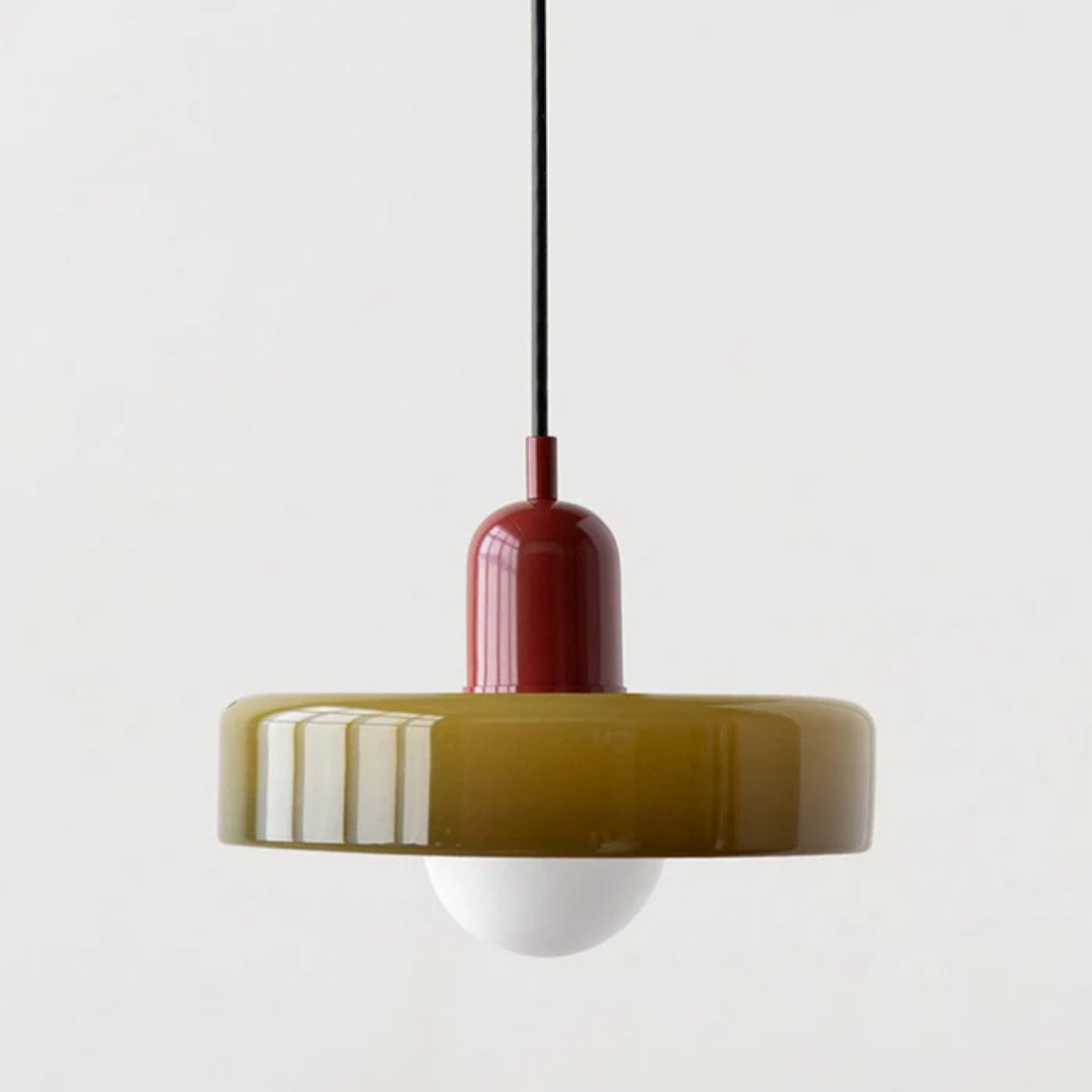 Aube - Lampe Suspendue Design En Verre Coloré