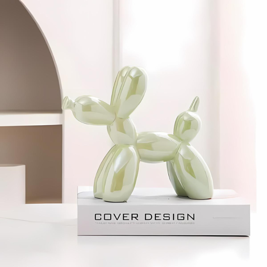 Romare – Statue de Chien en Céramique en Forme de Ballon