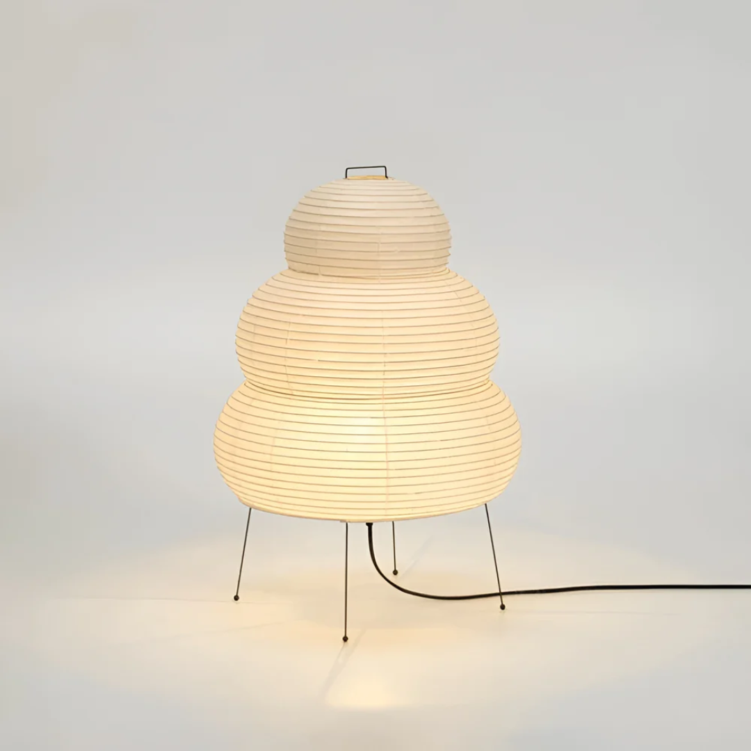 Noval - Lampadaire Japonais en Papier de Riz