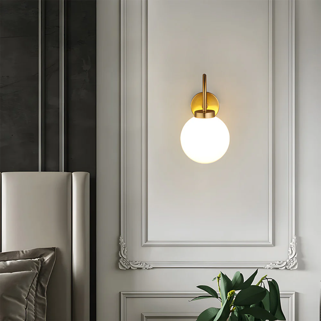 Torrelle - Applique Murale avec Globe en Verre