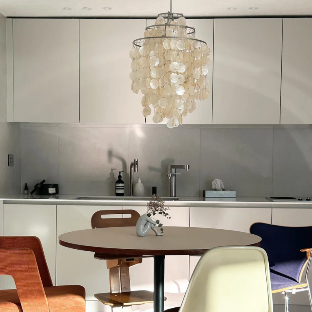 Lorvien - Suspension Vintage en Coquillage Naturel