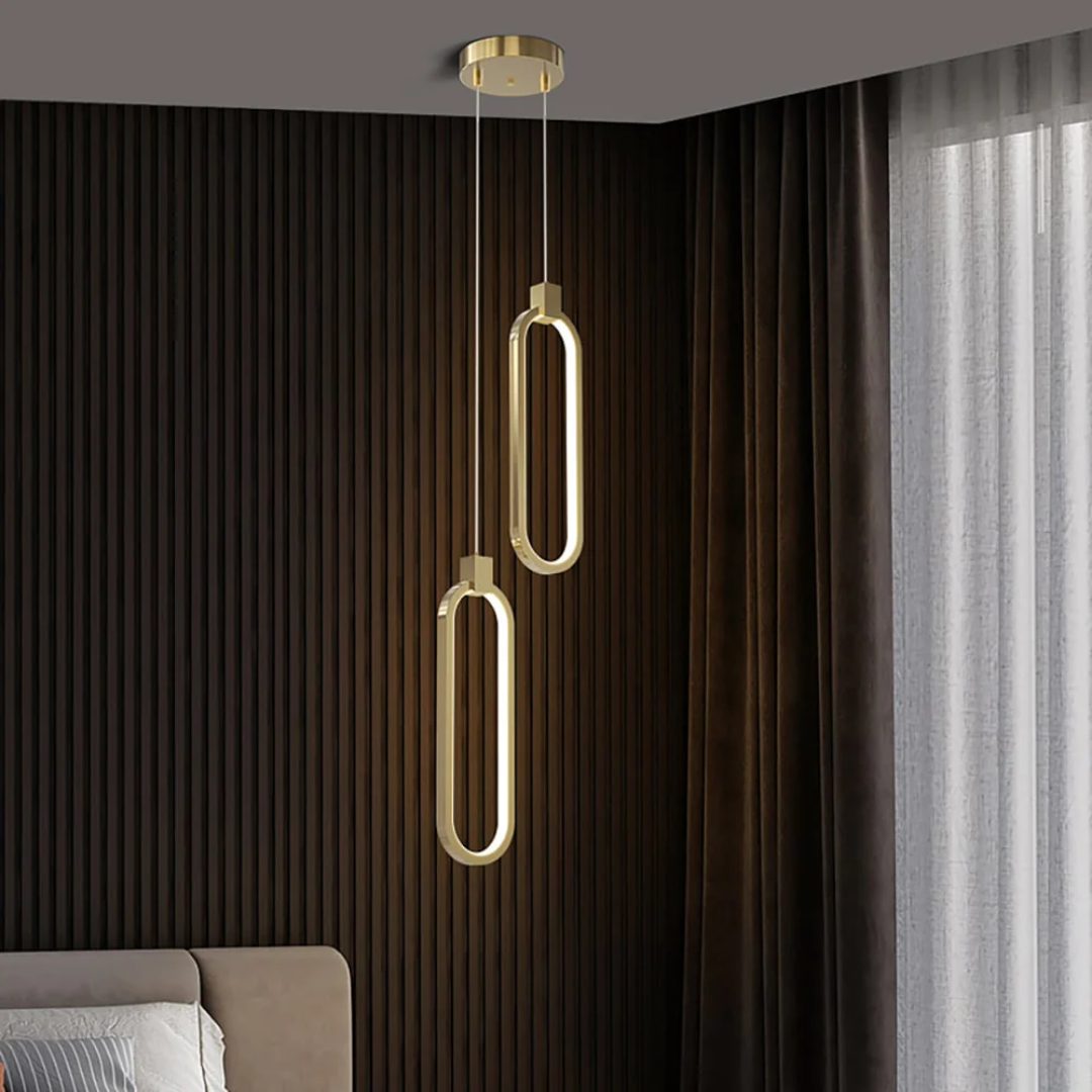 Clavine - Suspension Design Luxe Dorée