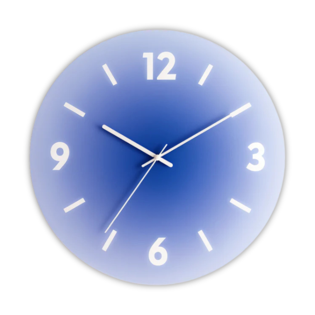Calia – Horloge Murale Design en Verre
