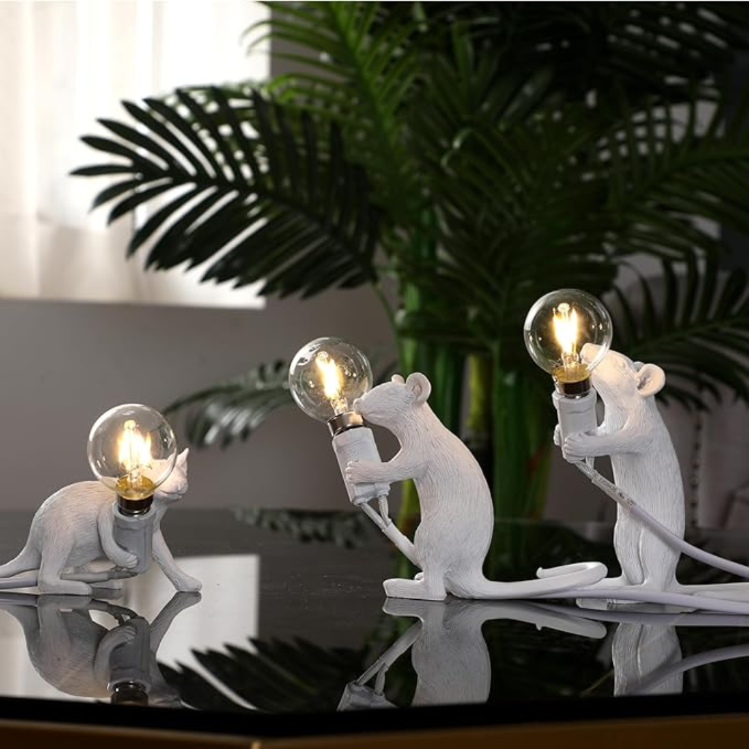 Esmaril - Lampe de Table LED Souris Moderne