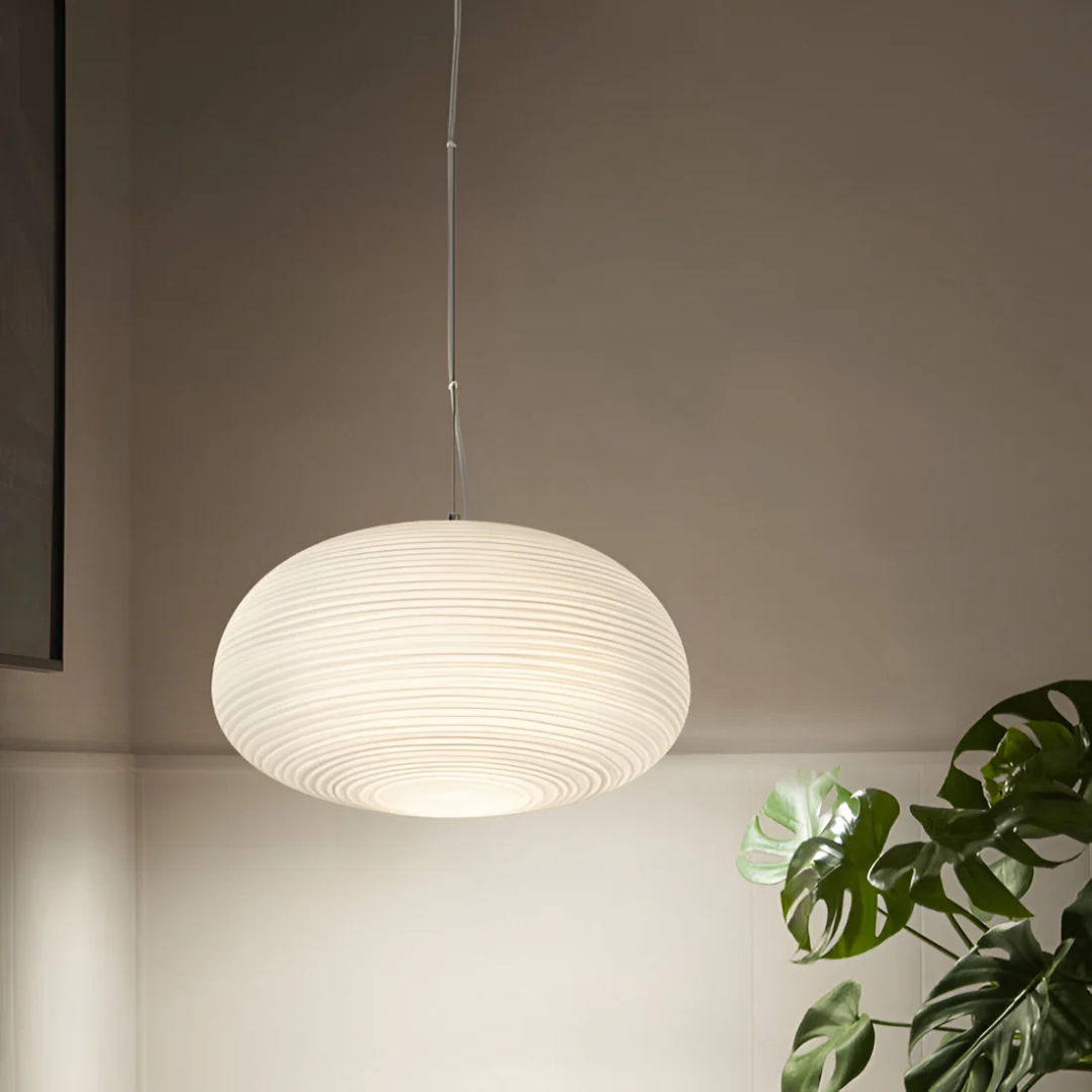 Alviane - Suspension en Verre Opalin