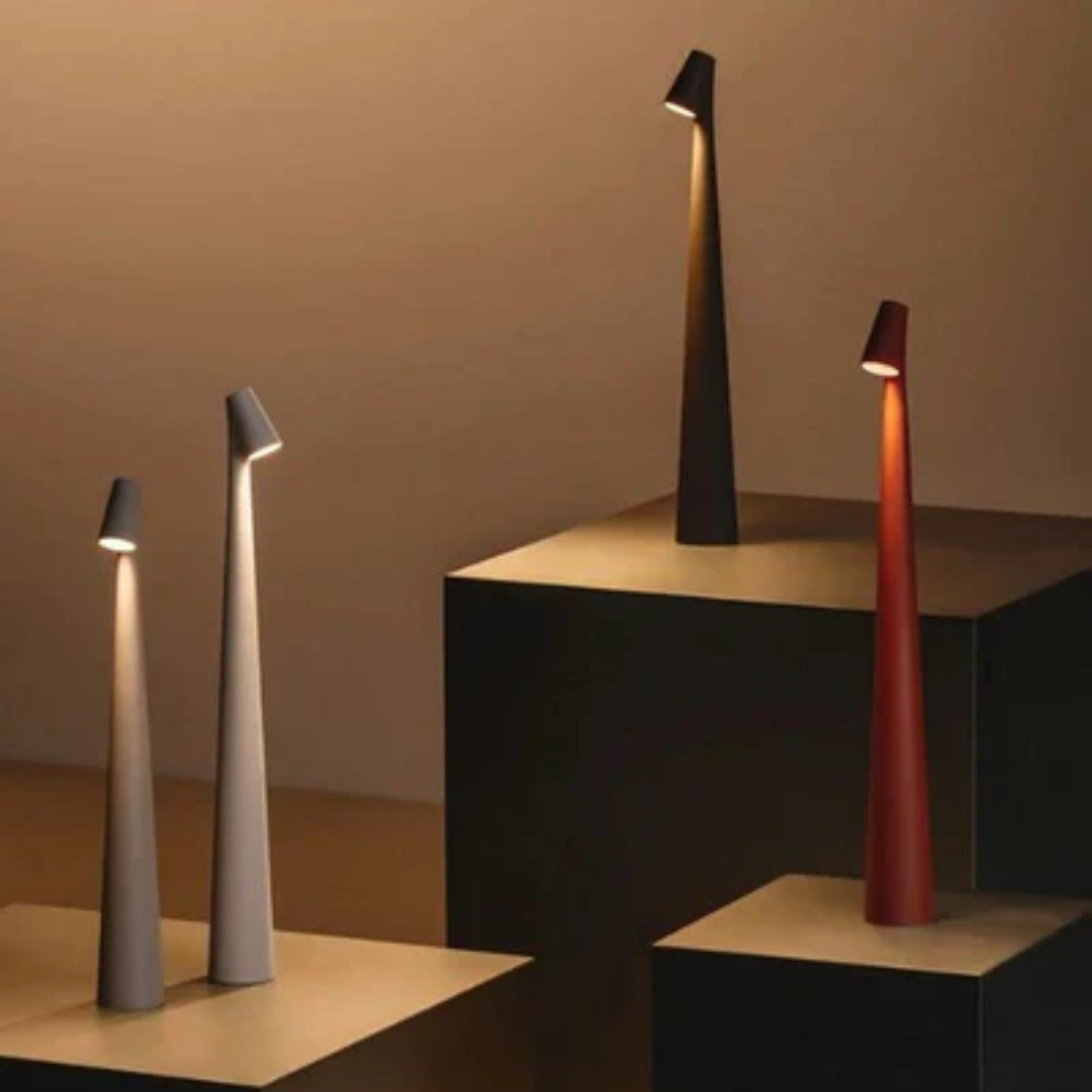 Flora - Lampe de Table LED Scandinave Minimaliste Sans Fil