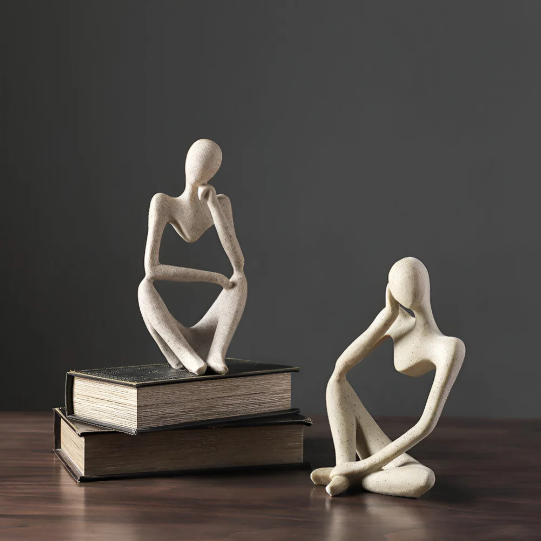 Cindrel - Statue Abstraite Homme Pensant