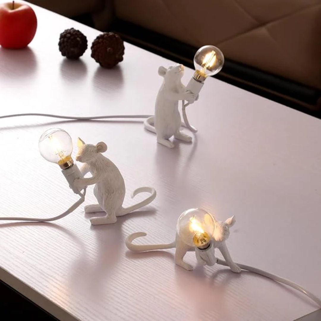 Esmaril - Lampe de Table LED Souris Moderne