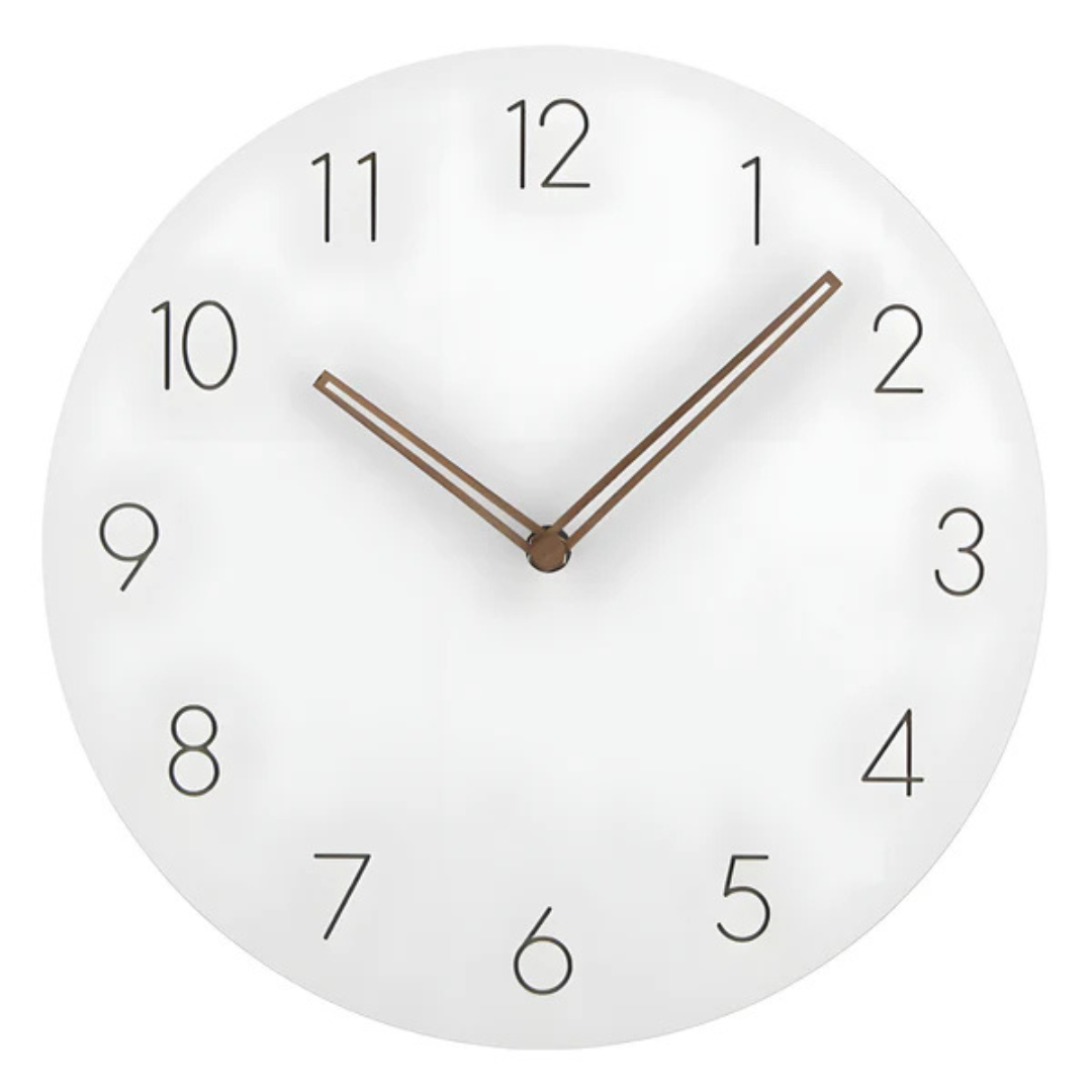 Clea – Horloge Murale Minimaliste en Bois