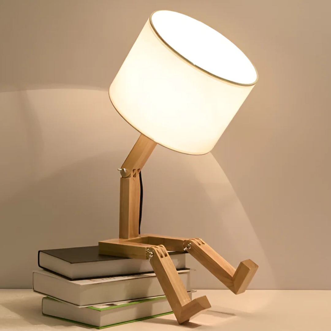 Corlune - Lampe de Table en Bois Flexible