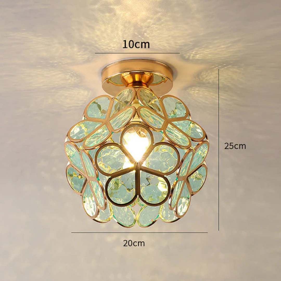Serena – Plafonnier de Luxe en Verre Fleur
