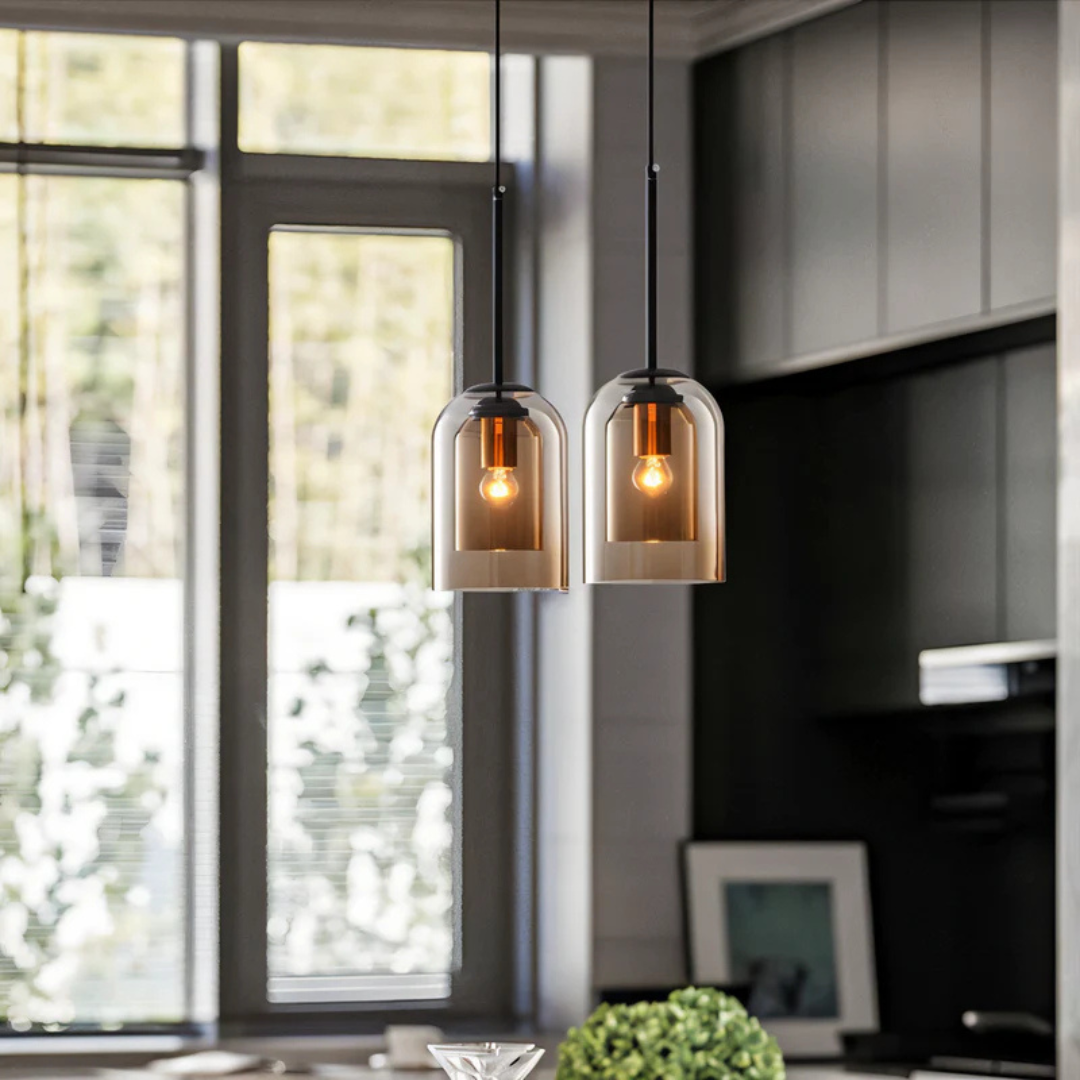 Aurigne – Suspension Moderne en Verre