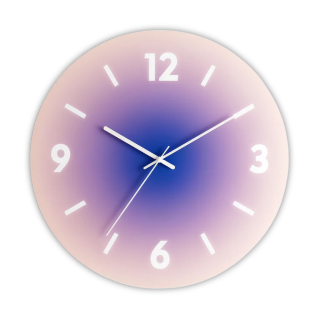 Calia – Horloge Murale Design en Verre