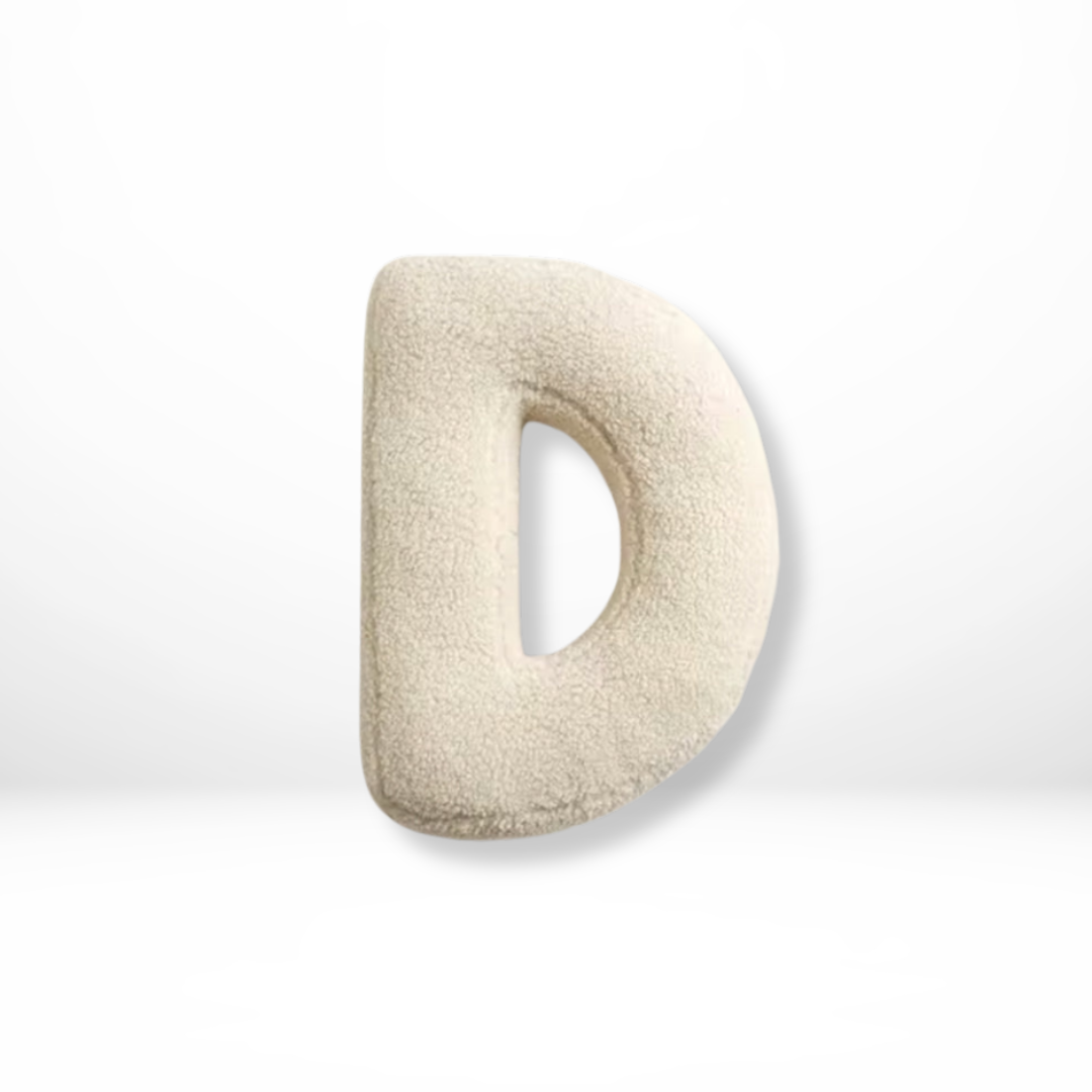 Eona - Coussin Décoratif en Velours Alphabet