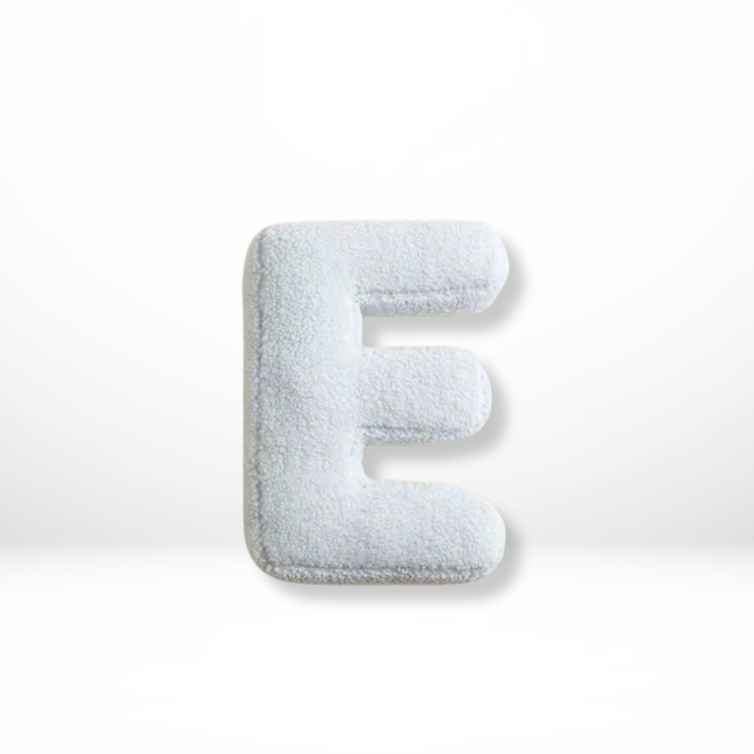 Eona - Coussin Décoratif en Velours Alphabet