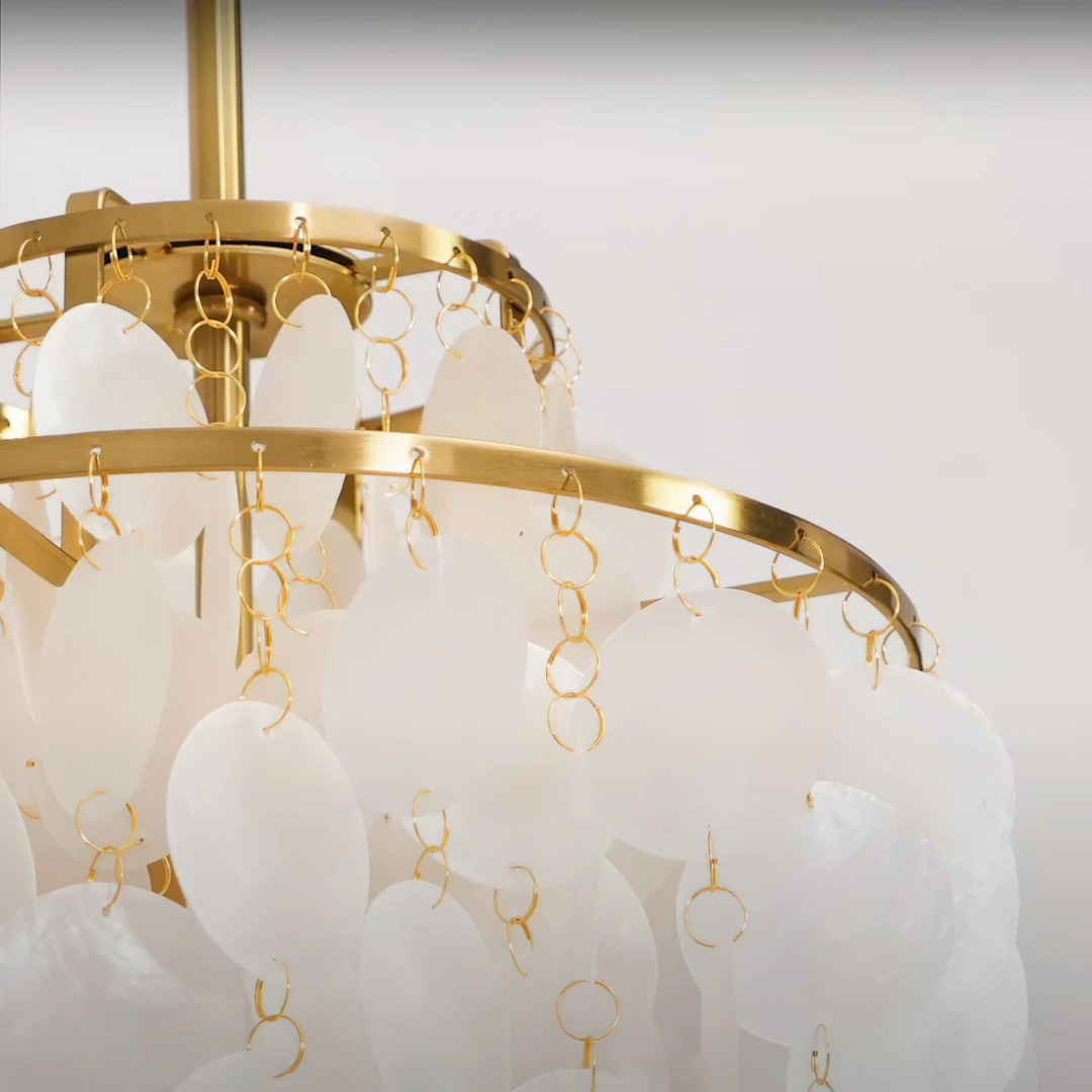 Lorvien - Suspension Vintage en Coquillage Naturel