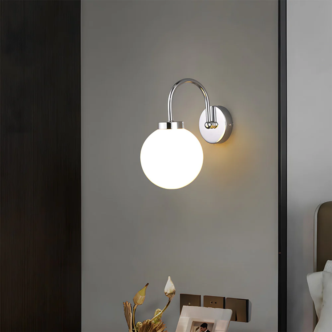 Torrelle - Applique Murale avec Globe en Verre