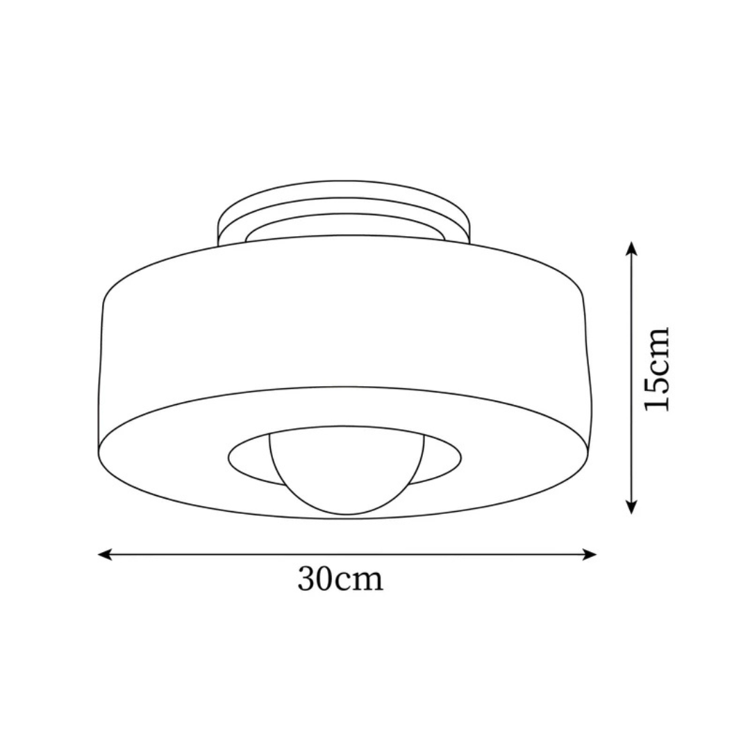 Lumora – Plafonnier LED Rond Moderne