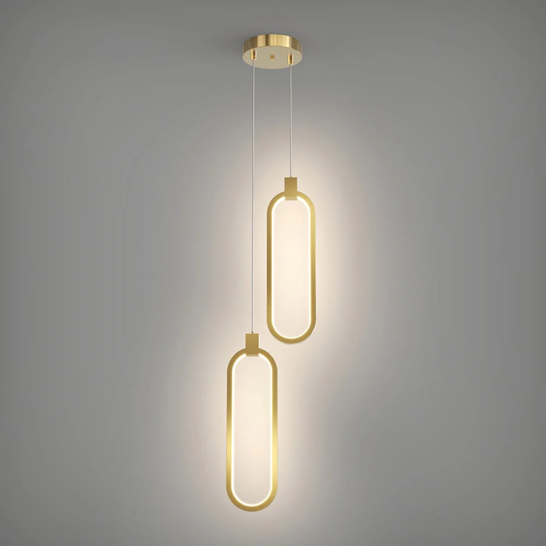 Clavine - Suspension Design Luxe Dorée