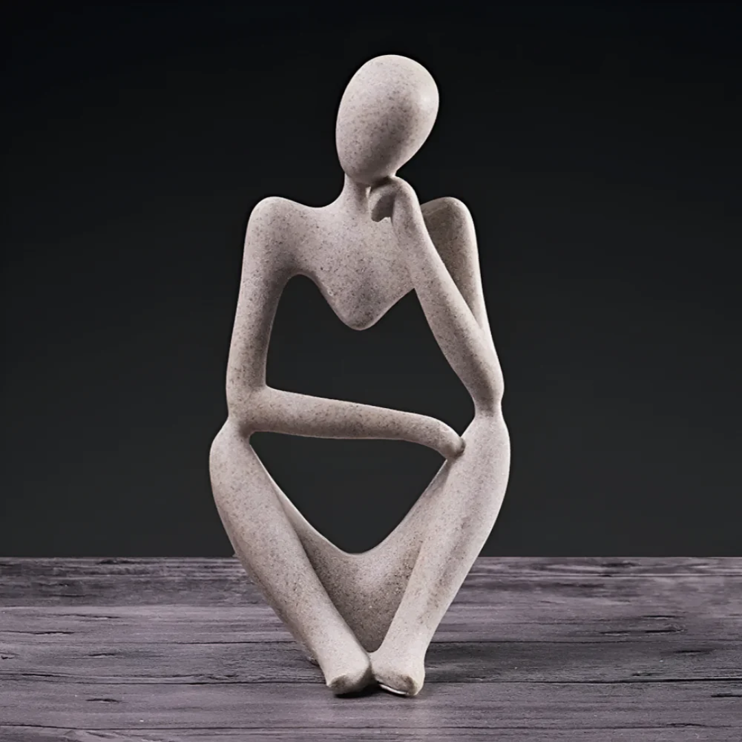 Cindrel - Statue Abstraite Homme Pensant