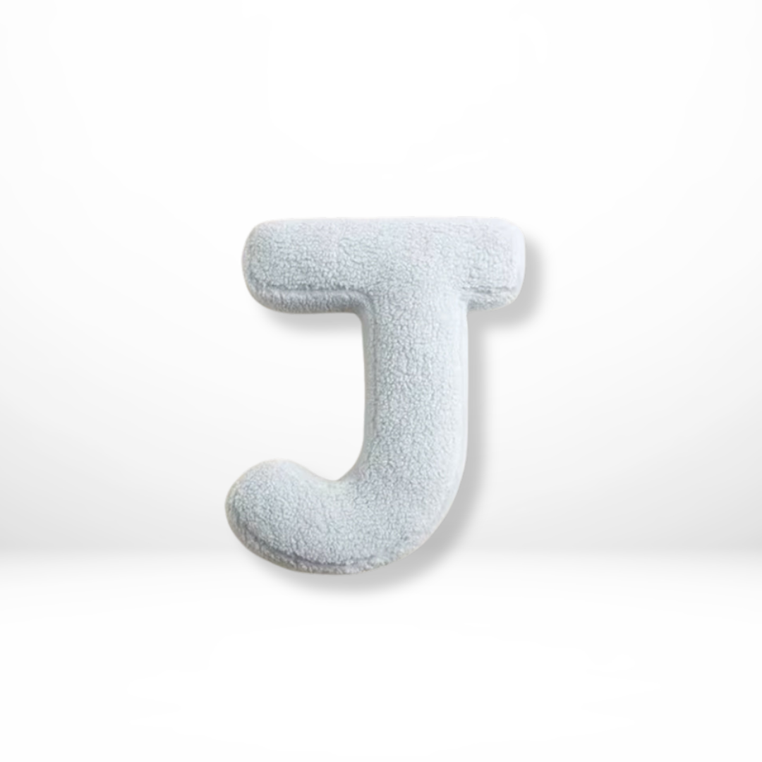 Eona - Coussin Décoratif en Velours Alphabet