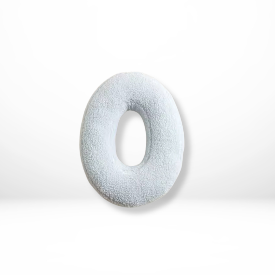Eona - Coussin Décoratif en Velours Alphabet