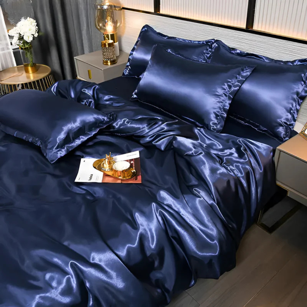 Lumiane - Housse De Couette En Soie De Luxe Douce Et Respirante