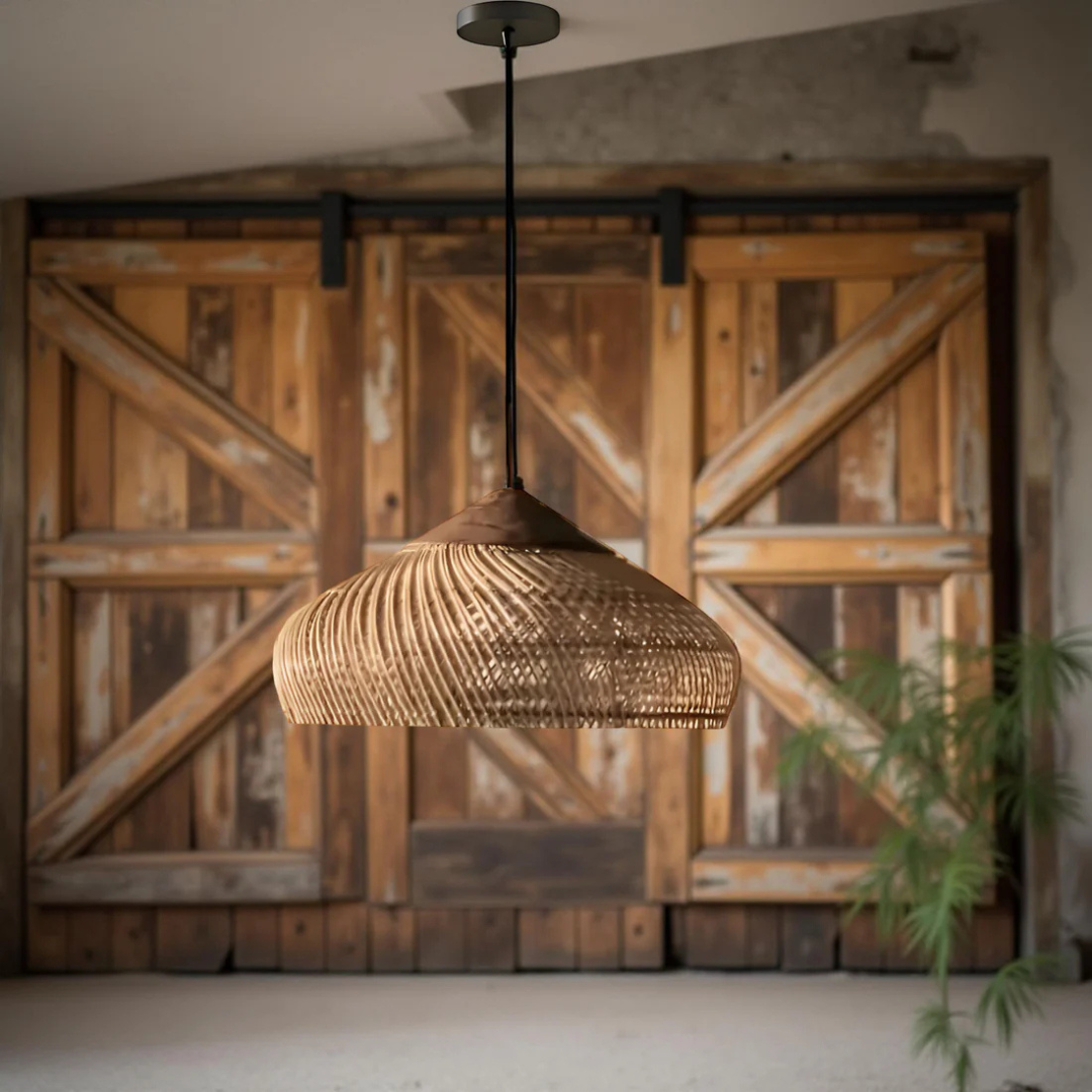 Luxara - Lampe Suspendue Bohème En Rotin