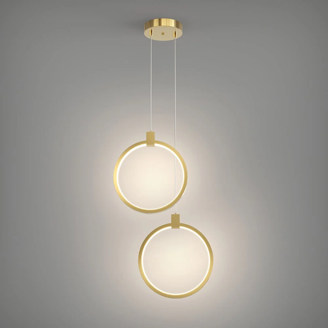 Clavine - Suspension Design Luxe Dorée