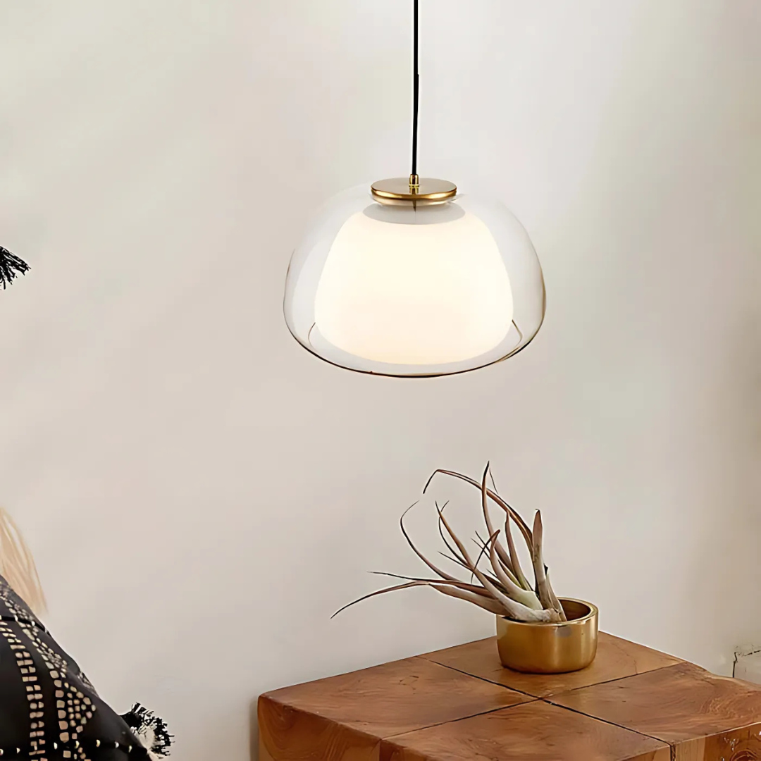 Aural - Suspension Moderne en Verre pour Salon & Salle à Manger
