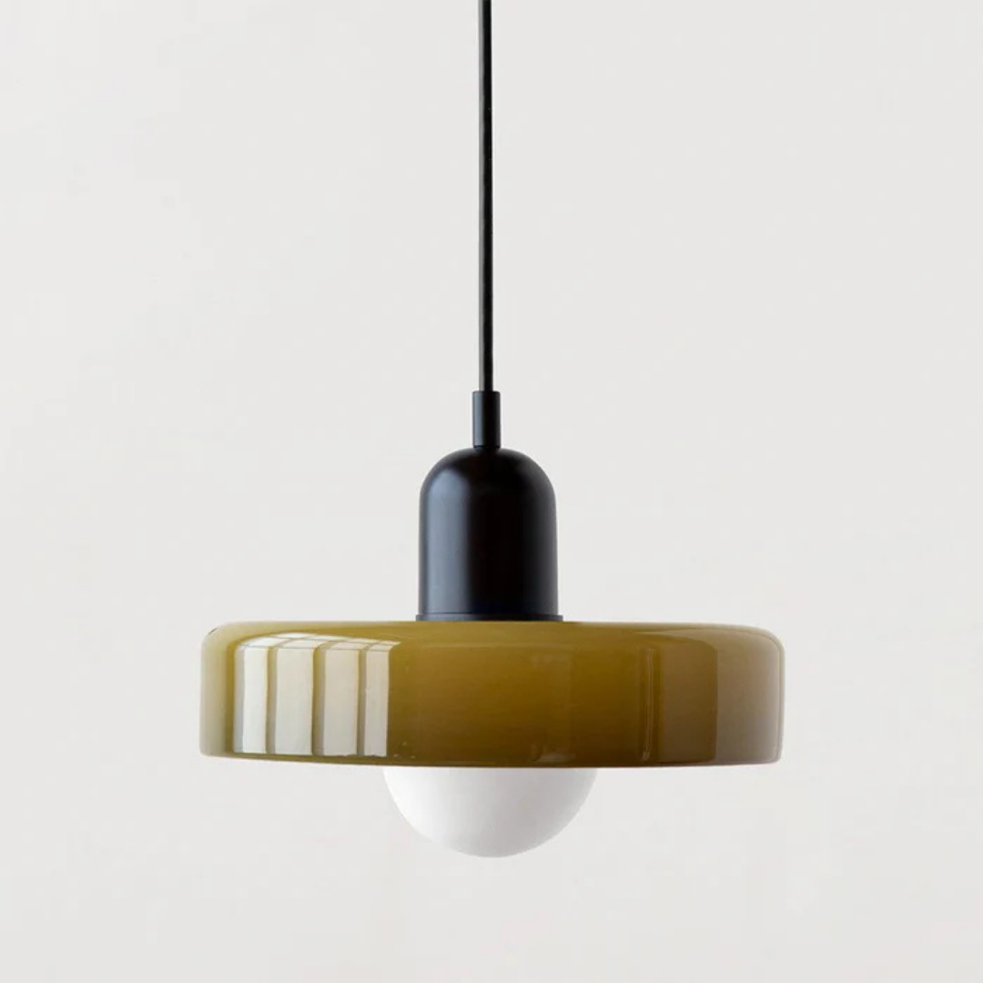 Aube - Lampe Suspendue Design En Verre Coloré