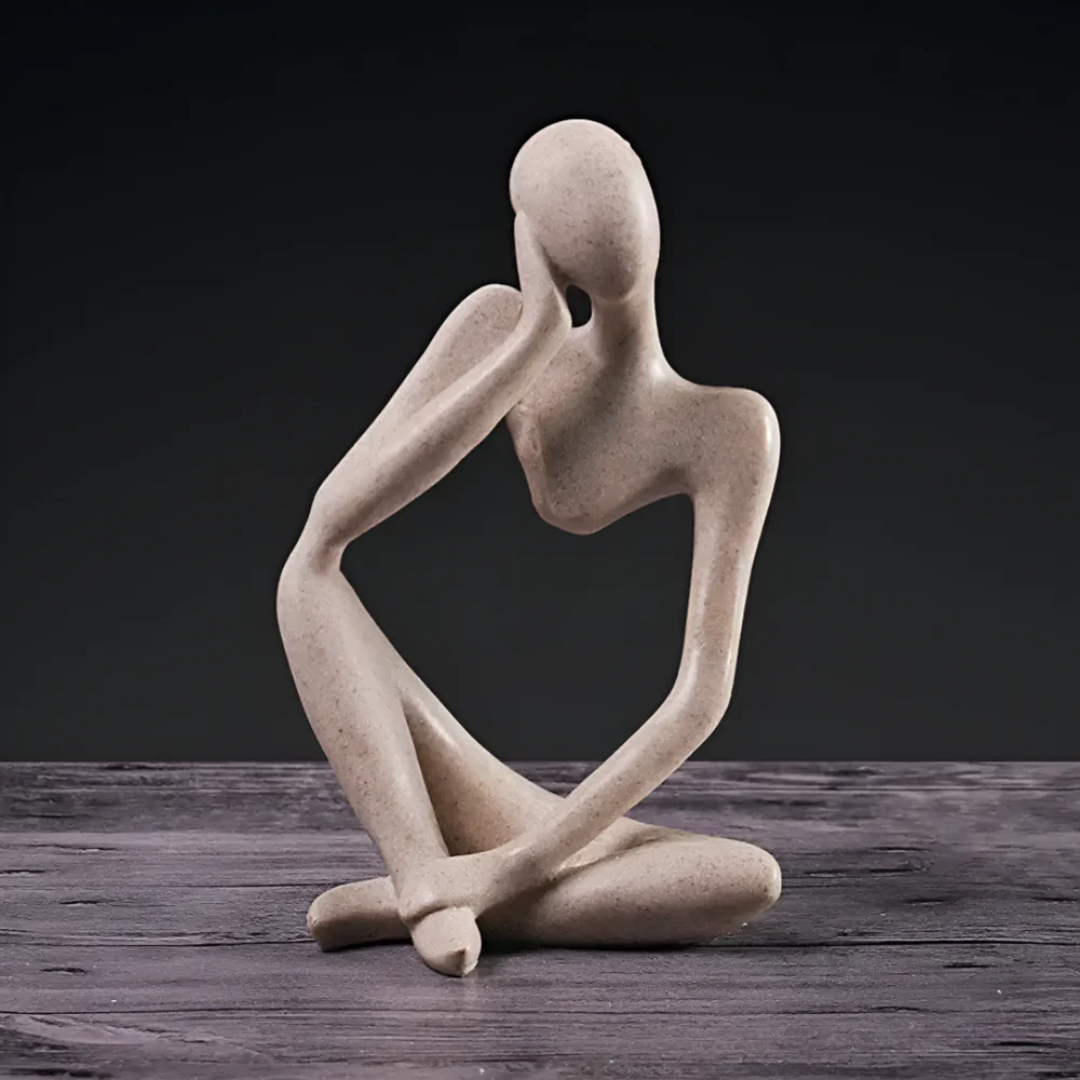 Cindrel - Statue Abstraite Homme Pensant