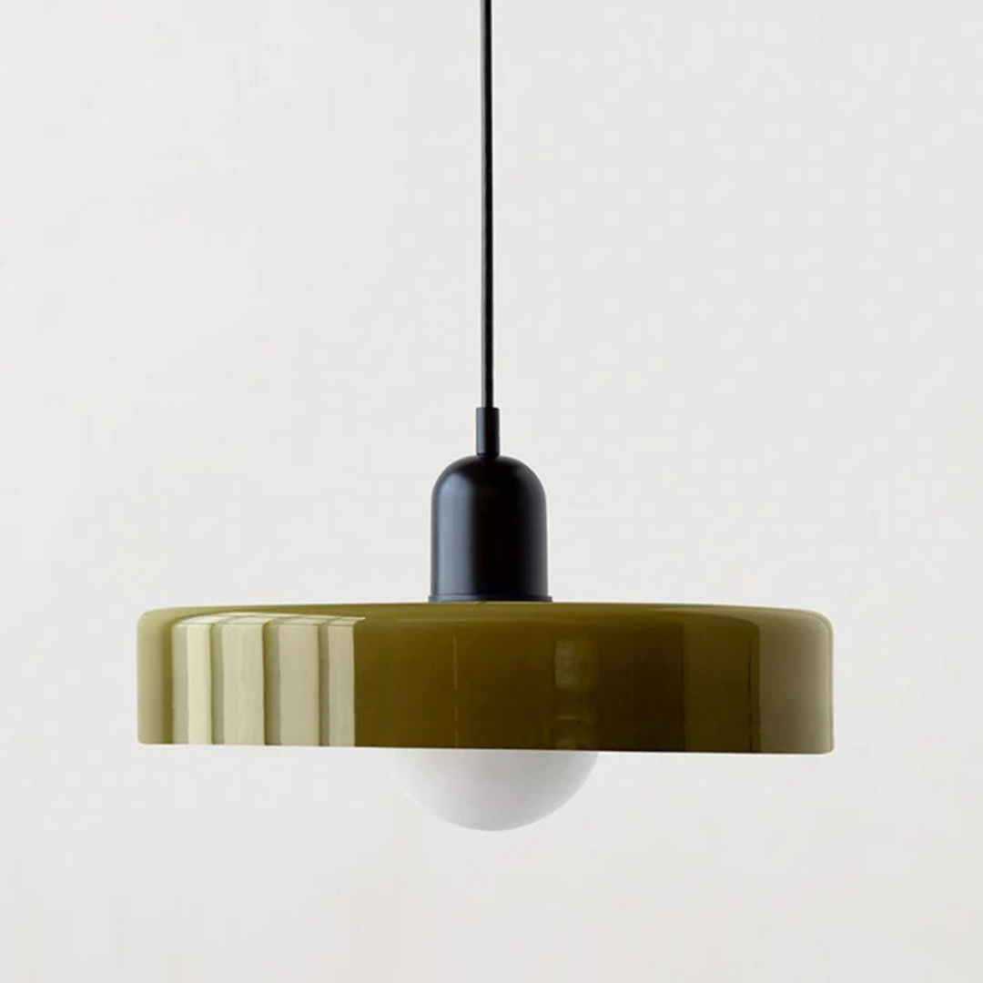 Aube - Lampe Suspendue Design En Verre Coloré