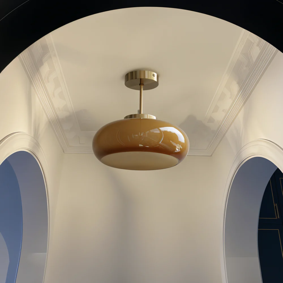 Lumiara - Plafonnier Jaune Vintage