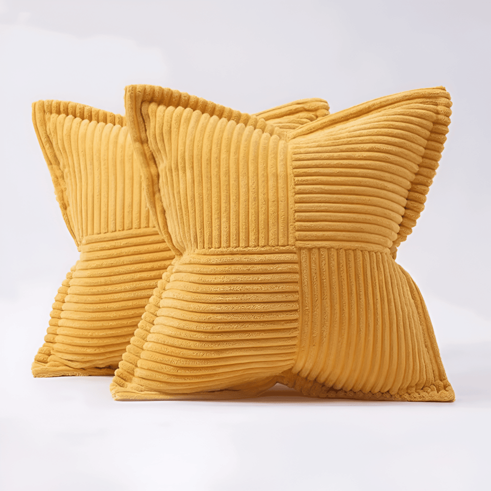 Duvane - Housse de Coussin Unie Anti-Taches