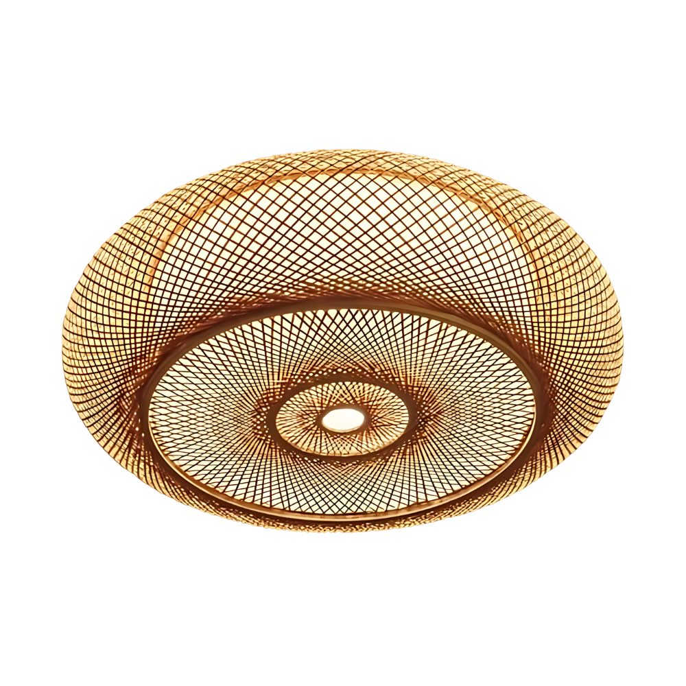 Noctrel - Plafonnier Naturel en Bambou