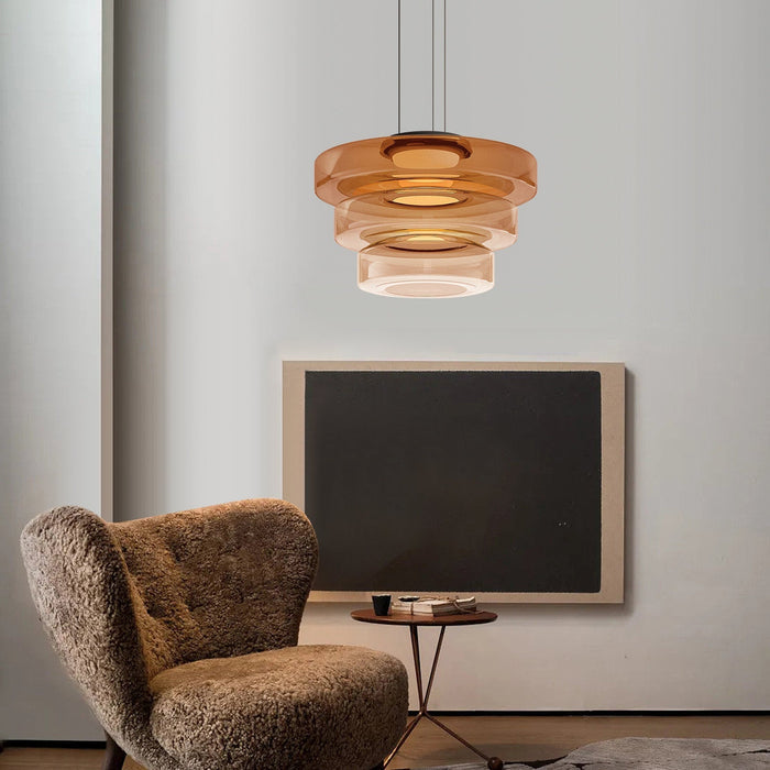 Cindral - Suspension en Verre Style Bauhaus