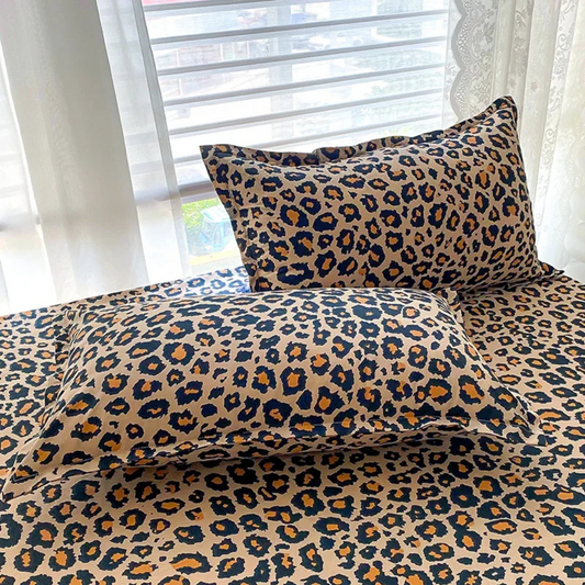 Clavon - Housse de Couette de luxe à Imprimé Léopard