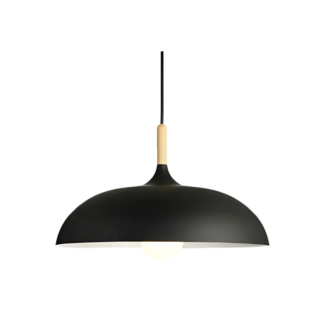 Lysa - Suspension Nordique En Bois Et Fer Forgé