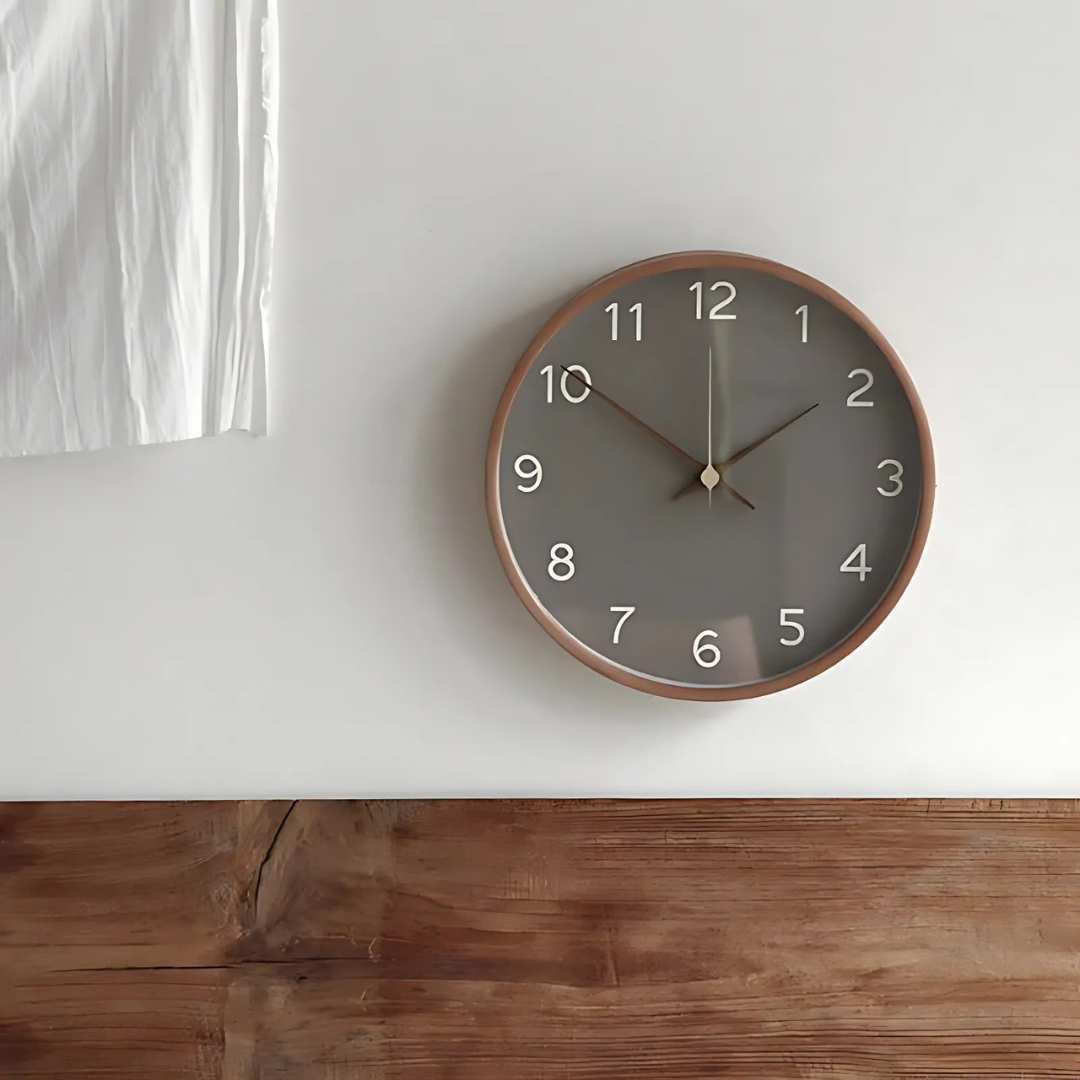Elarion - Horloge Murale en Bois Moderne
