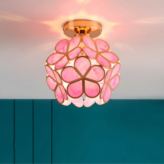 Serena – Plafonnier de Luxe en Verre Fleur