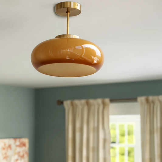 Lumiara - Plafonnier Jaune Vintage