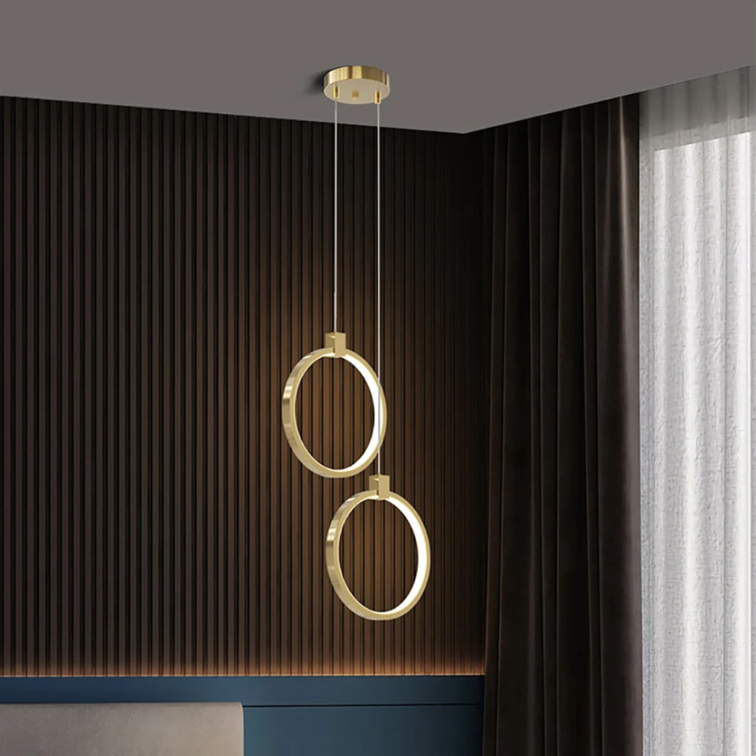 Clavine - Suspension Design Luxe Dorée